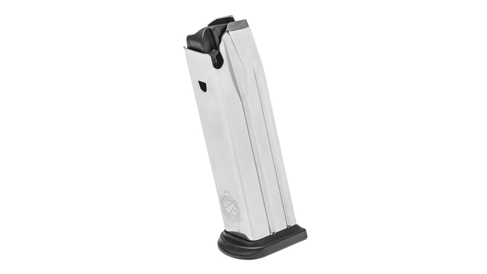 Springfield Armory XD-M 9mm Luger Magazine, 19 Round, Silver, 1 Pack, Stainless Steel, XDM5019-19RD