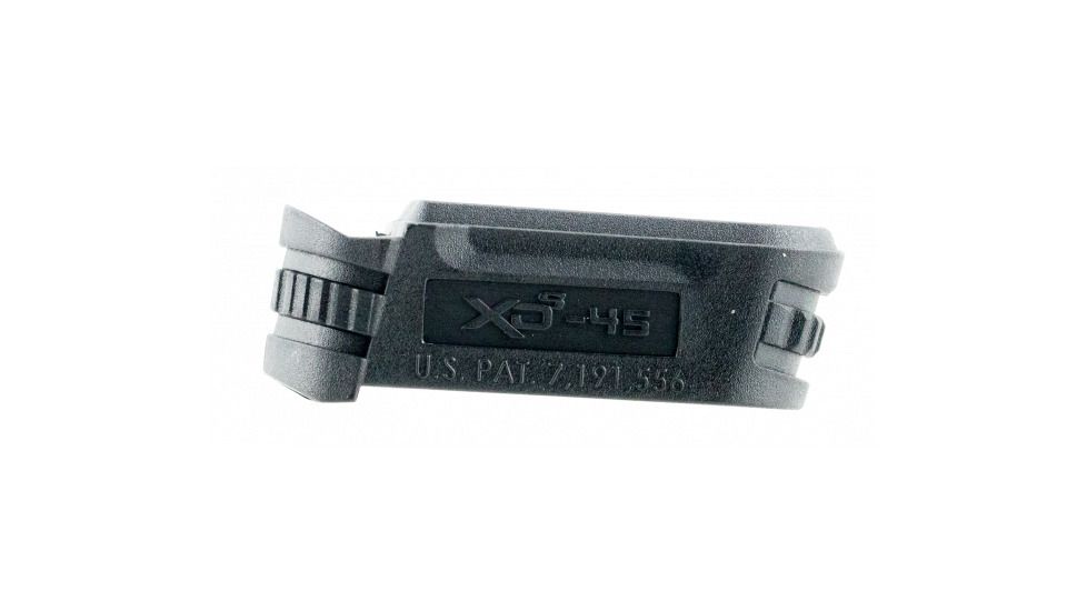 Springfield Armory XD-S Gear Mid-Size 3.3/4.0in Backstrap Sleeve 1, .45 ACP, Black, 1 Pack, Polymer, XDS5001M
