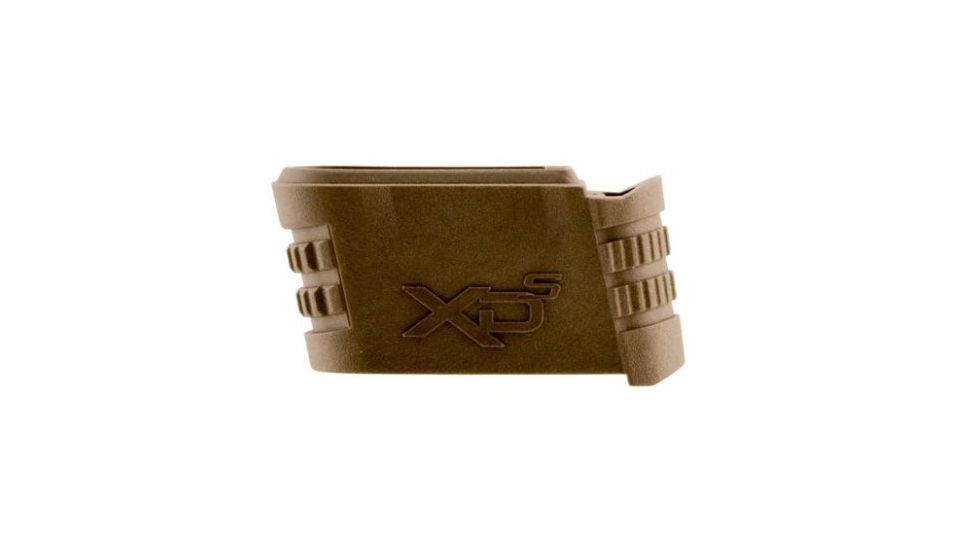 Springfield Armory XD-S Gear Mid-Size 3.3in Backstrap Sleeve 1, 9mm, Flat Dark Earth Finish, 1 Pack, Polymer, XDS5901MFDE
