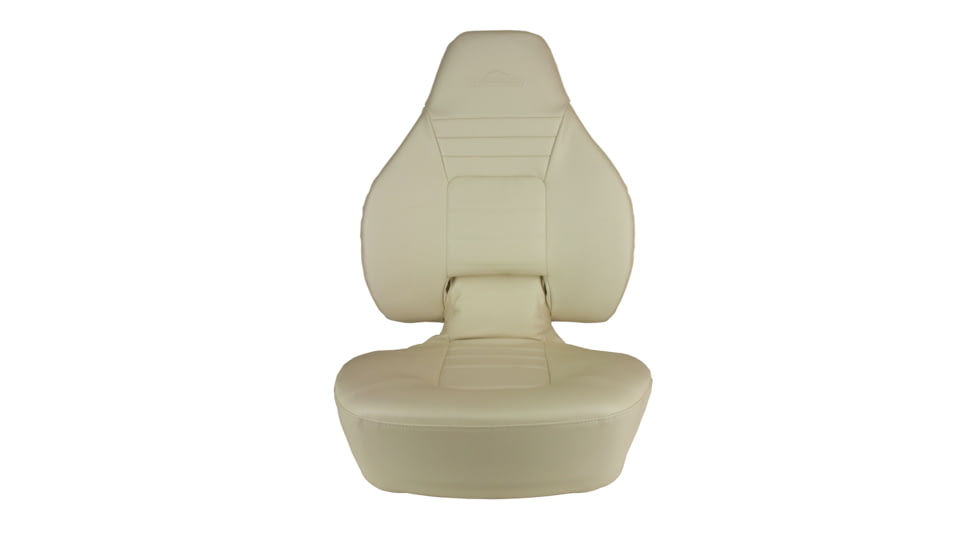 Springfield Marine 1780238 Deluxe Fish Pro High Back Seat, White, 1041606-1