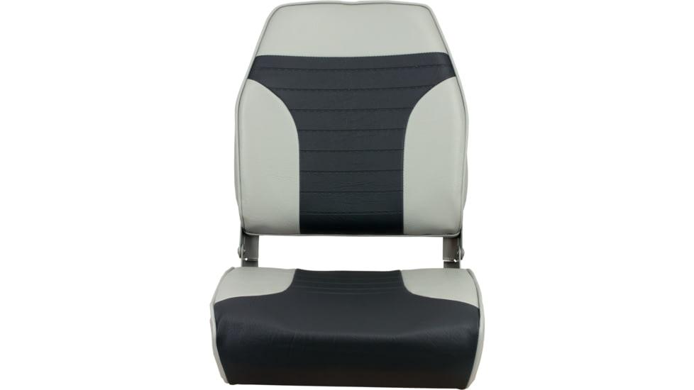 Springfield Marine High Back Folding Chair, Gray/Charcoal, 1040663