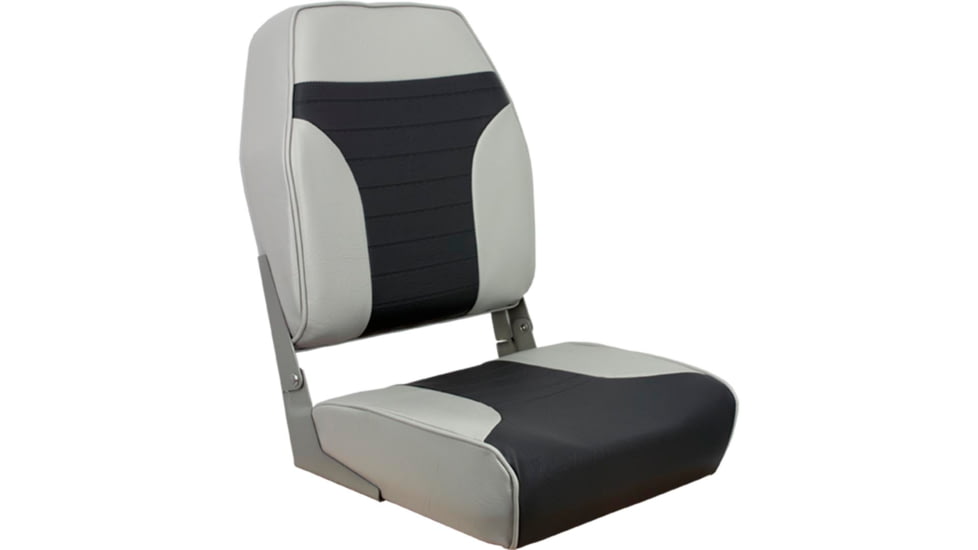 Springfield Marine High Back Folding Chair, Gray/Charcoal, 1040663