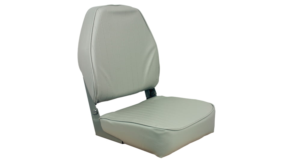 Springfield Marine High Back Folding Coach Seat, Gray, 1040643