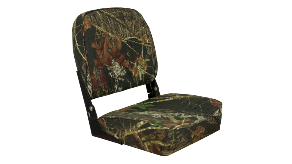 Springfield Marine Low Back Economy Seat, Mossy Oak Break Up, 1040626