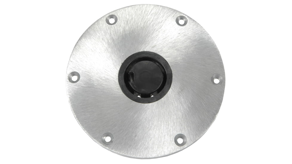 Springfield Marine Plug In Series Aluminum Post Base 9 Round, 9in Round, 1300750-1