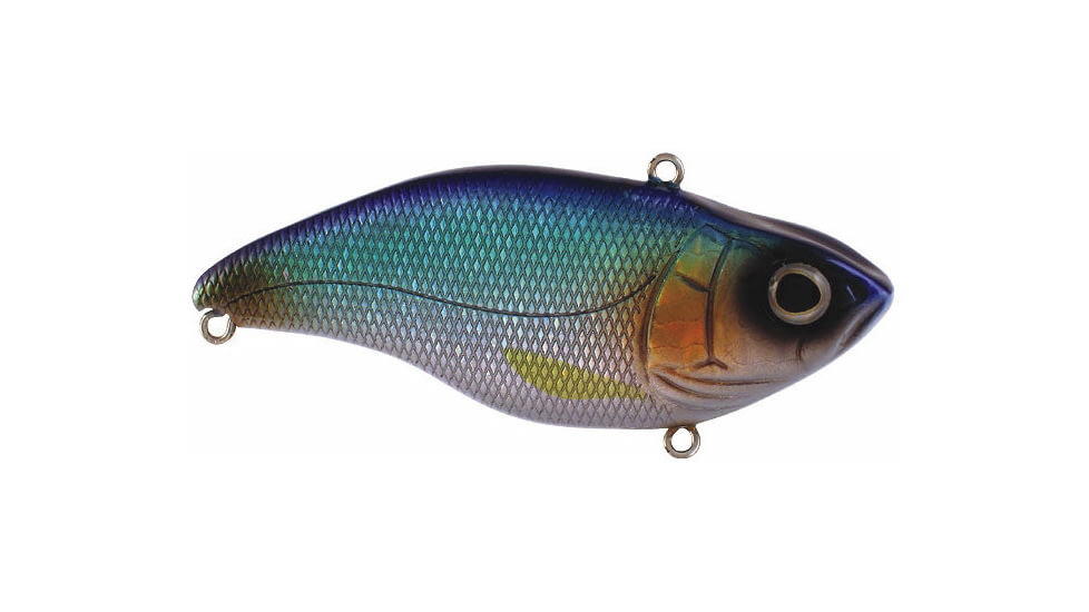 Spro Aruku Shad 75 Lipless Rattle Crankbait, Sinking, Blue Shiner, 3in, 5/8oz, SAS75BSR