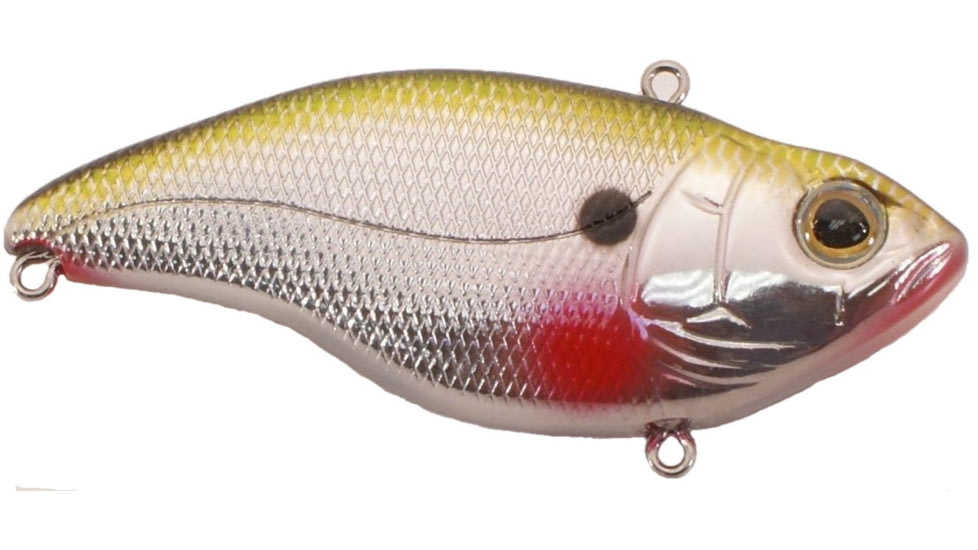 Spro Aruku Shad 75 Lipless Rattle Crankbait, Sinking, Chrome Shad, 3in, 5/8oz, SAS75CSD