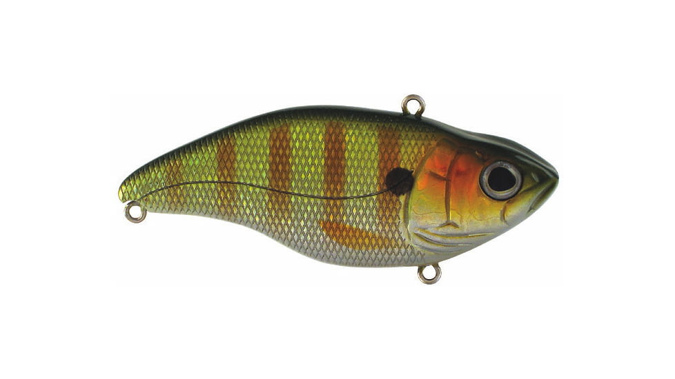 Spro Aruku Shad 75 Lipless Rattle Crankbait, Sinking, Perch, 3in, 5/8oz, SAS75PCH