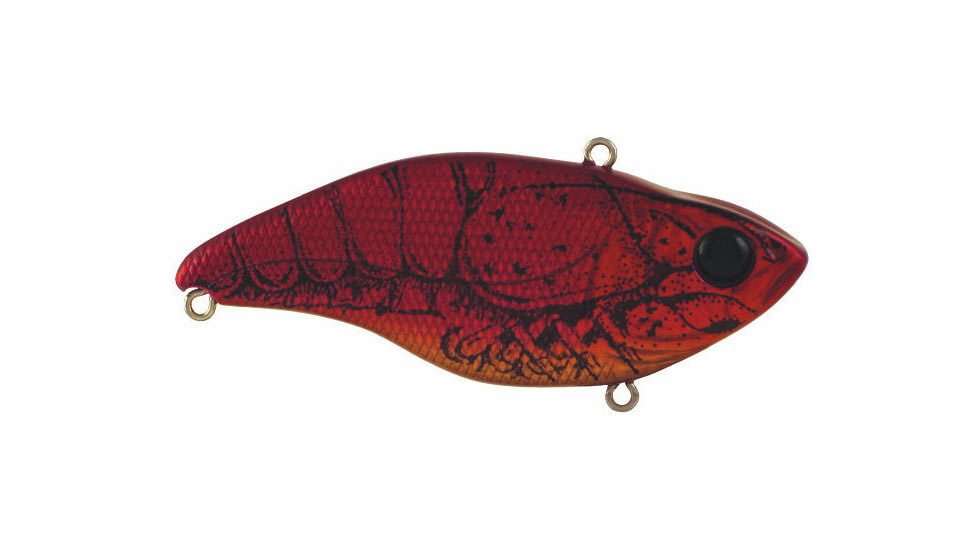 Spro Aruku Shad Jr. Lipless Crankbait, Sinking, Red Crawfish, 2in, 3/8oz, SAS60RCF