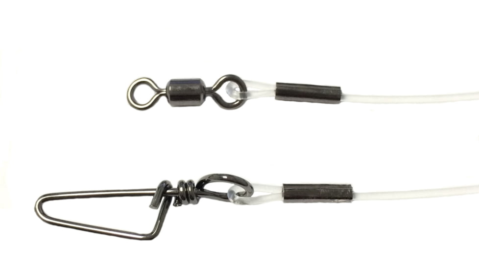 Spro Flurocarbon Leader Power Swivel, 80 lb, 2 pack, SFCLPS-80-2