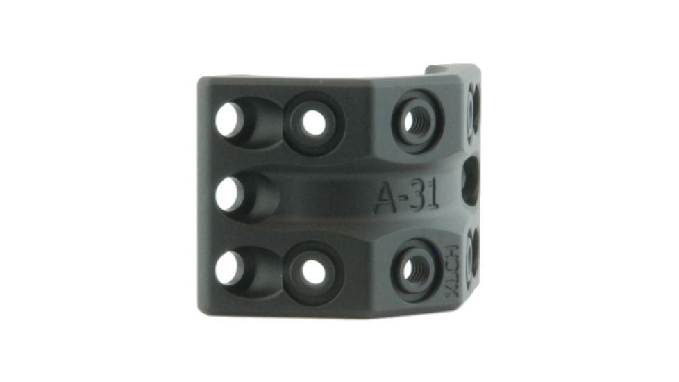 Spuhr 30 mm Top Front Rifle Scope Rings, Black 1006835