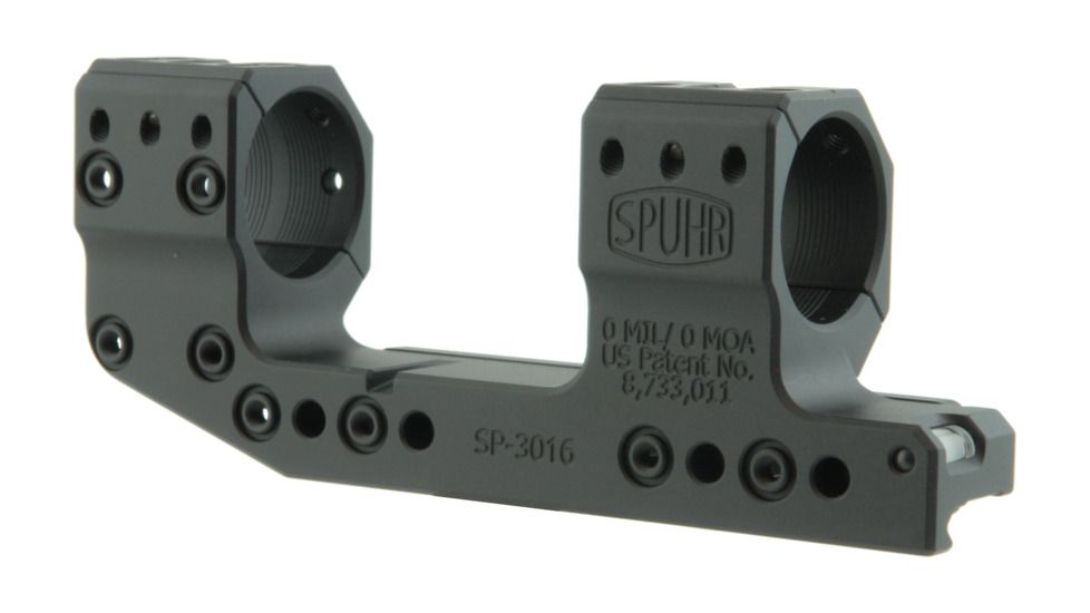 Spuhr 30mm Cantilever Rifle Scope Mount, Black, Height- 38mm/1.5in 1006894