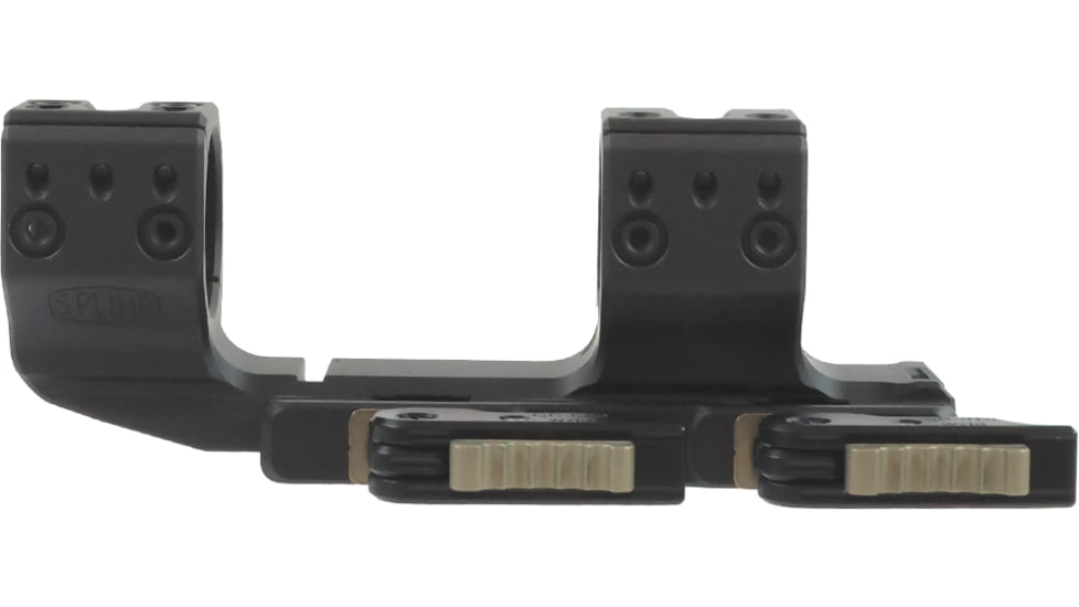 Spuhr 30mm H34mm 0MIL/0MOA Cantilever Quick Detachable Rifle Scope Mount, Black, QDP-3046