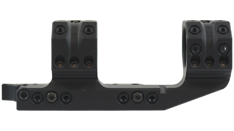 Spuhr 30mm H38mm 0MIL/0MOA Cantilever Quick Detachable Rifle Scope Mount, Black, QDP-3016
