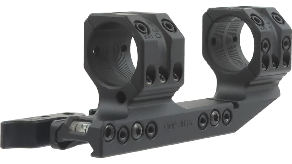 Spuhr 30mm H38mm 0MIL/0MOA Cantilever Quick Detachable Rifle Scope Mount, Black, QDP-3016