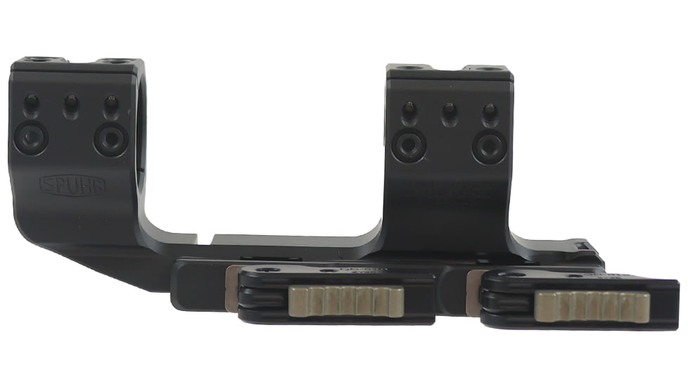Spuhr 30mm H38mm 0MIL/0MOA Cantilever Quick Detachable Rifle Scope Mount, Black, QDP-3016