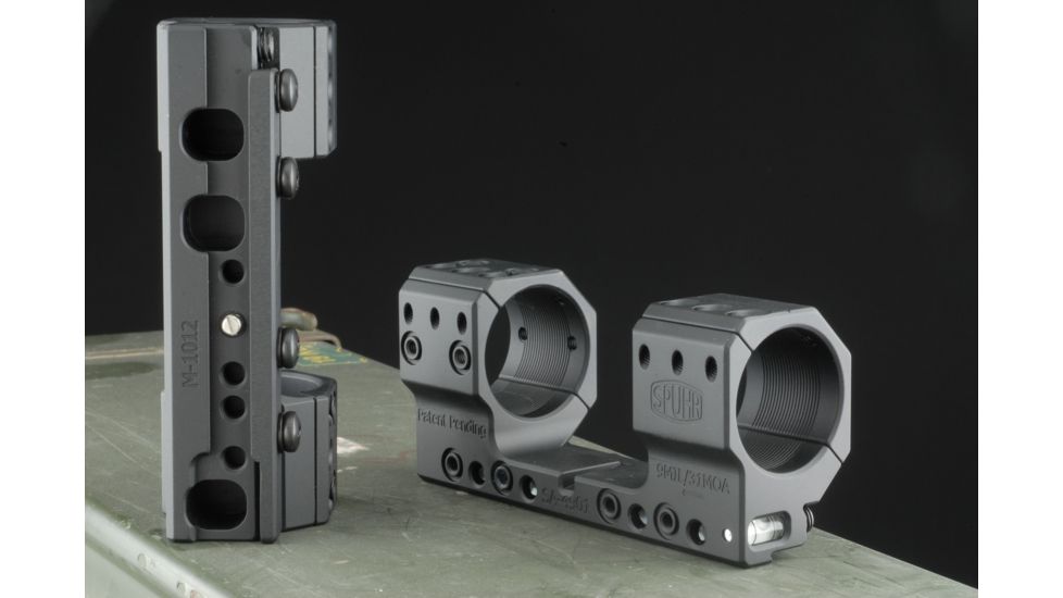 DEMO, Spuhr 30mm Rifle Scope Mount, Black, Height- 35mm/1.38in, SA-3601