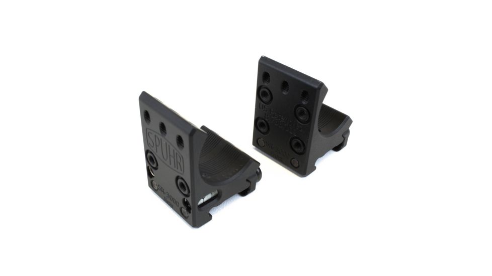 Spuhr 30mm Rifle Scope Ring Mount, Black, Height 25.4 mm/1in/Length 32 mm/1.26in, SR-3000