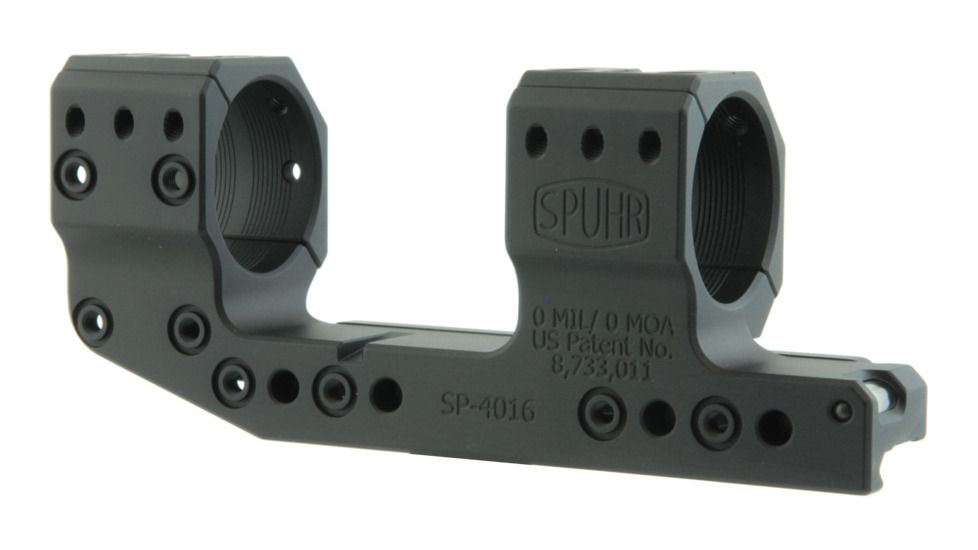 Spuhr 34mm Cantilever Rifle Scope Mount, Black, Height- 38mm/1.5in 1006908