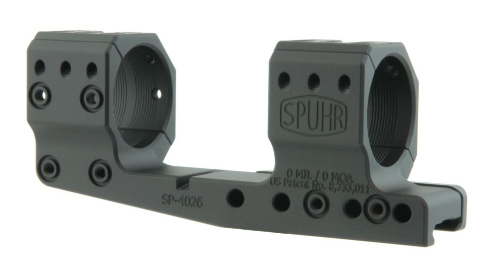 DEMO, Spuhr 34mm Cantilever Rifle Scope Mount, Black, Height- 32mm/1.26in, SP-4026C