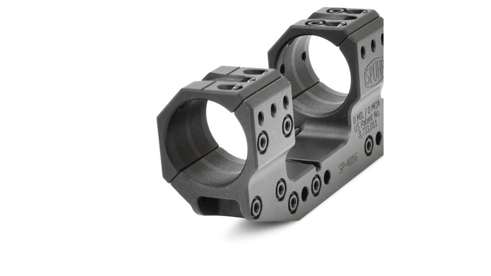 Spuhr 34mm Cantilever Rifle Scope Mount, Black, Height- 38mm/1.5in, SP-4016