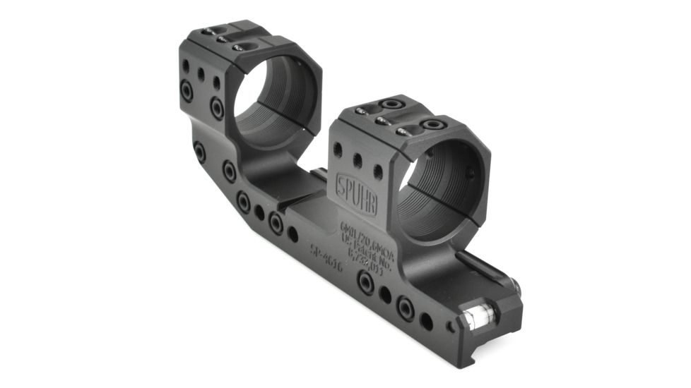 Spuhr 34mm Cantilever Rifle Scope Mount, Black, Height- 38mm/1.5in, SP-4616
