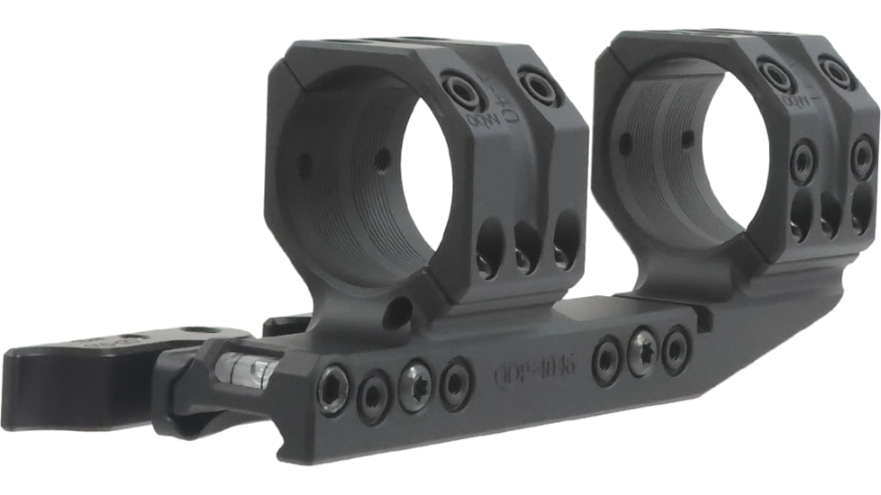 Spuhr 34mm H34mm 0MIL/0MOA Cantilever Quick Detachable Rifle Scope Mount, Black, QDP-4046