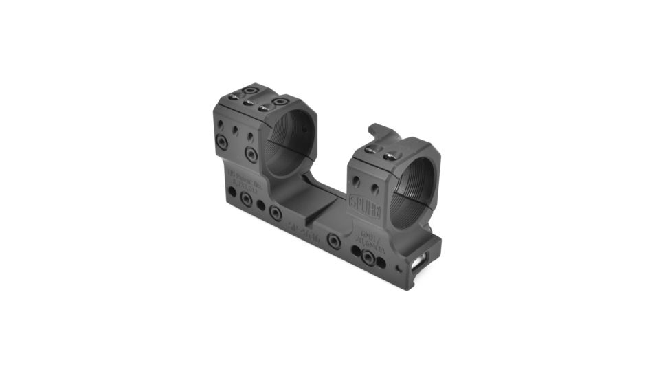 Spuhr 34mm H34mm 6MIL/20.6MOA Rifle Scope Mount for Picatinny Rail, Black, SP-4636