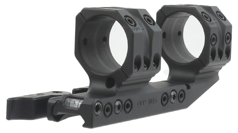 Spuhr 34mm H38 0MIL/0MOA Cantilever Quick Detachable Rifle Scope Mount, Black, QDP-4016