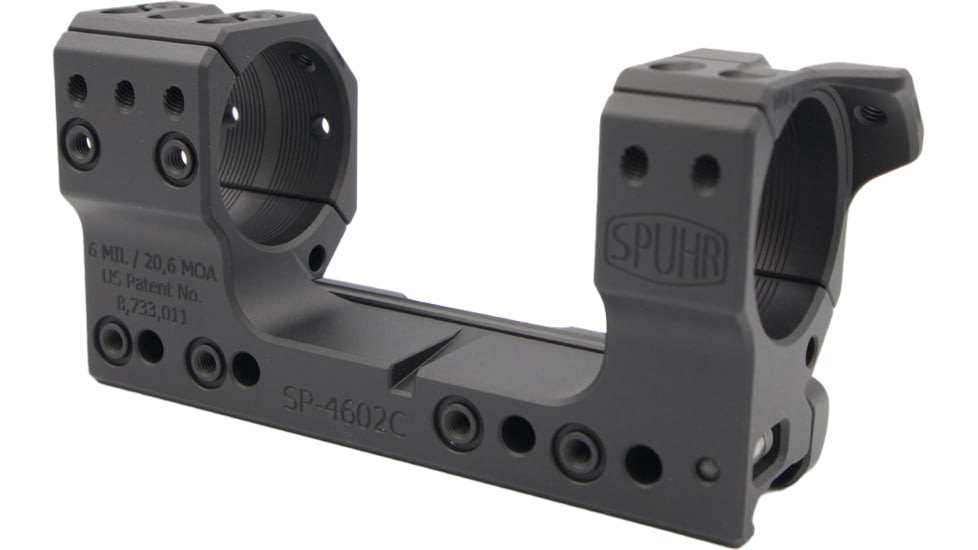 EDEMO Spuhr 34mm Picatinny Rifle Scope Mount, 1.5 in, 20.6 MOA, Black, SP-4602C, EDEMO1
