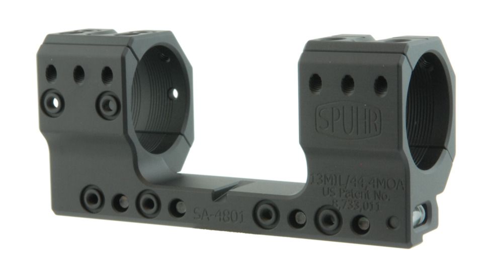 Spuhr 34mm Rifle Scope Mount, Black, Height- 35mm/1.38in 1006881