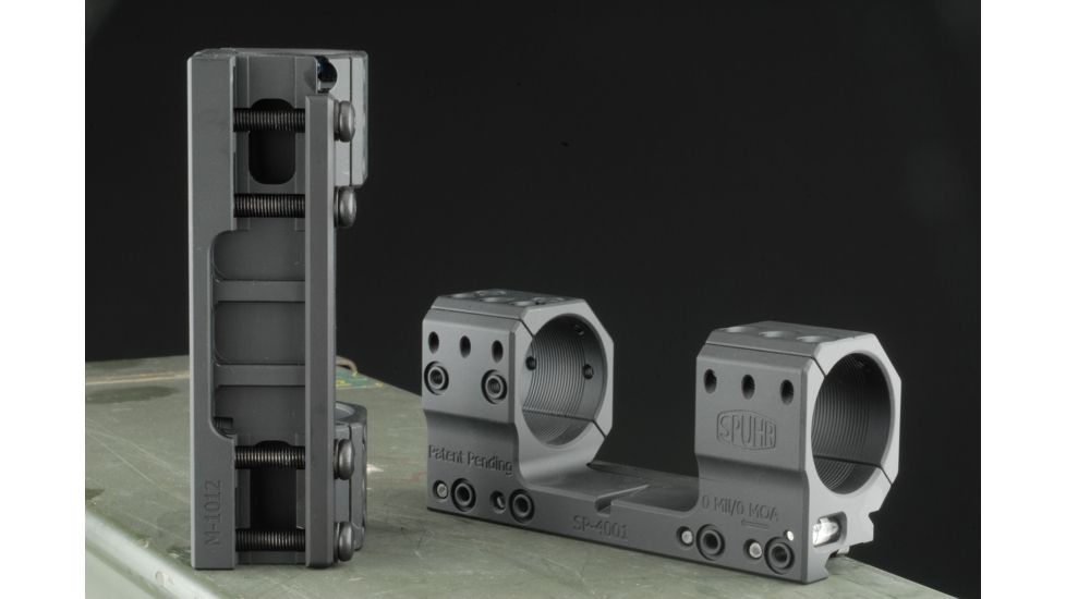 Spuhr 34mm Rifle Scope Mount, Black, Height- 30mm/1.18in 1006899