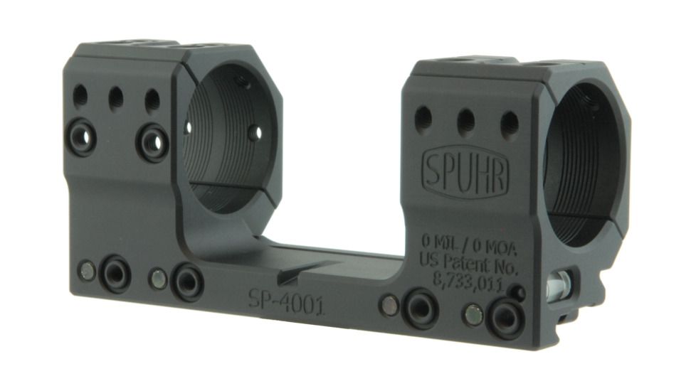 Spuhr 34mm Rifle Scope Mount, Black, Height- 30mm/1.18in 1006899
