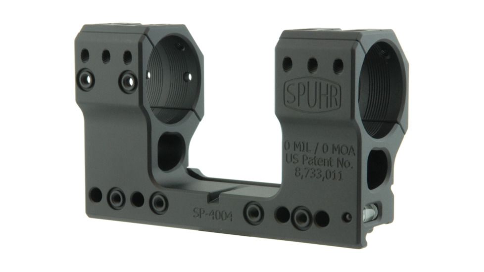 Spuhr 34mm Rifle Scope Mount, Black, Height- 48mm/1.89in 1006903