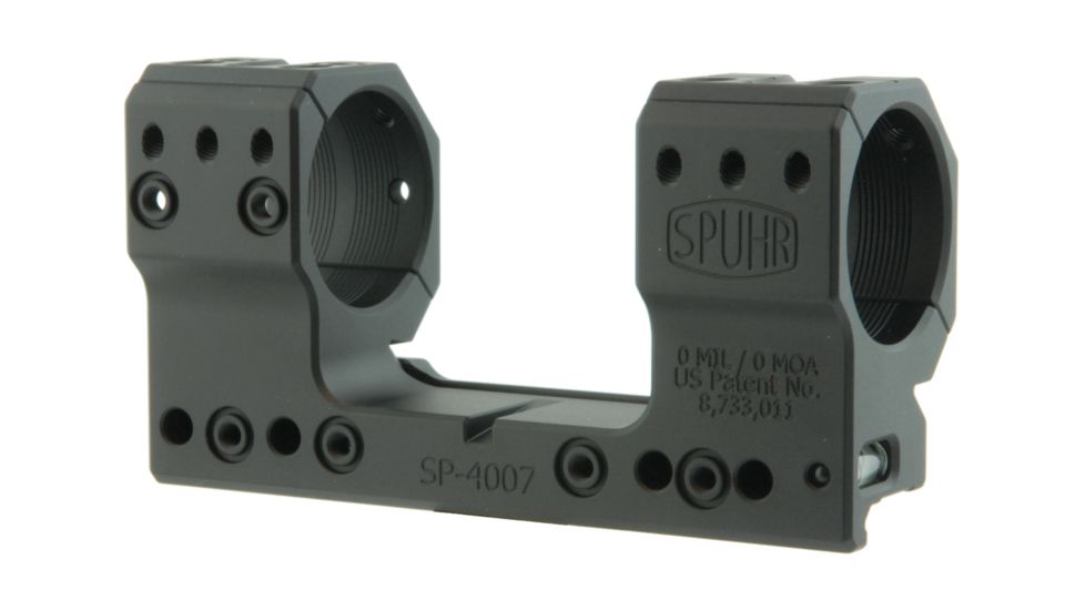 Spuhr 34mm Rifle Scope Mount, Black, Height- 39mm/1.535in 1006905