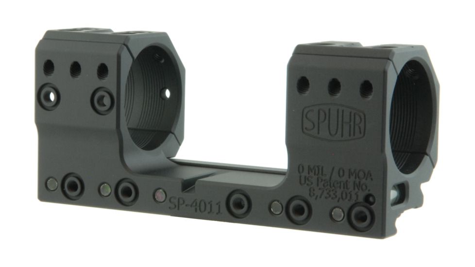 Spuhr 34mm Rifle Scope Mount, Black, Height- 28mm/1.10in 1006907