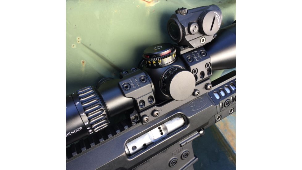 Spuhr 34mm Rifle Scope Mount, Black, Height- 34mm/1.35in 1006910