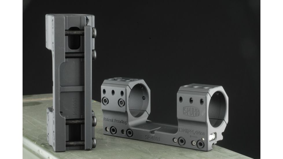 Spuhr 34mm Rifle Scope Mount, Black, Height- 30mm/1.18in 1006917