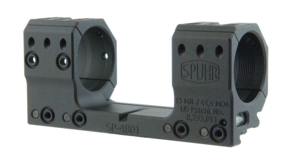 Spuhr 34mm Rifle Scope Mount, Black, Height- 30mm/1.18in 1006917
