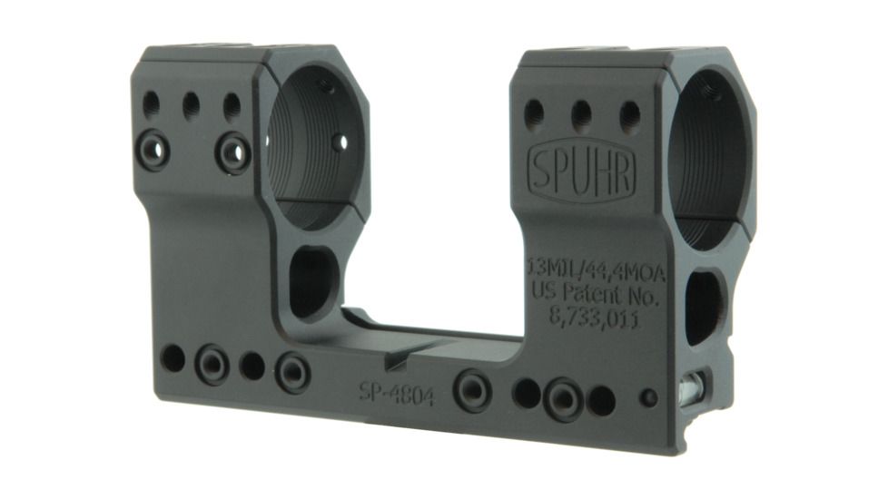 Spuhr 34mm Rifle Scope Mount, Black, Height- 48mm/1.89in 1006920