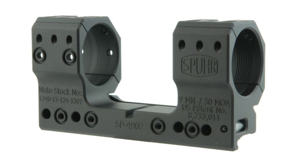 USED Spuhr 34mm Rifle Scope Mount, Black, Height- 38mm/1.5in, SP-4902, EDEMO2, Condition Parts Only/Salvage, Wrong Product