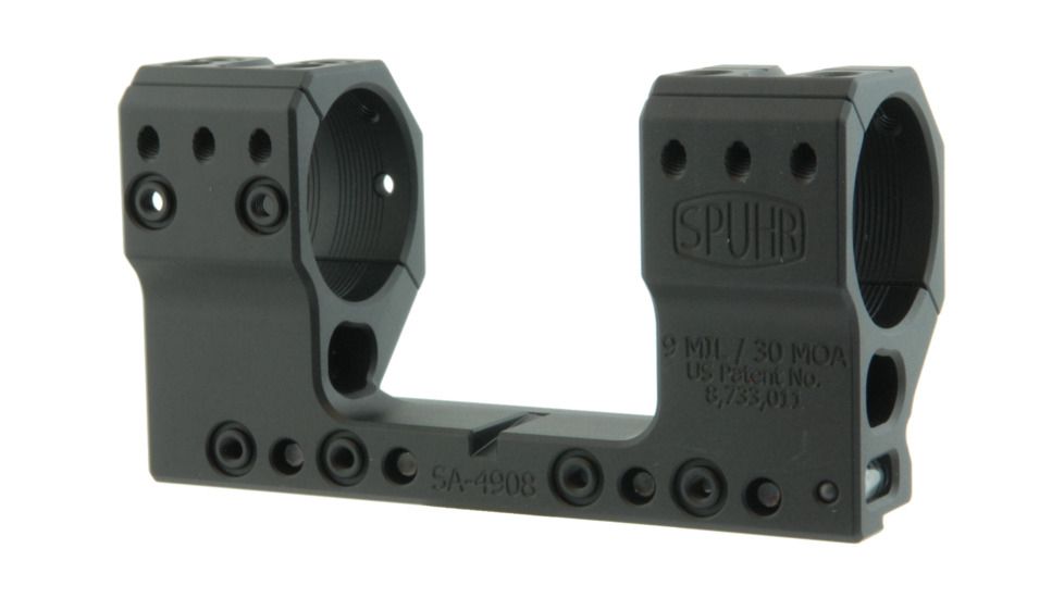 Spuhr 34mm Rifle Scope Mount, Black, Height- 44mm/1.73in 1008689