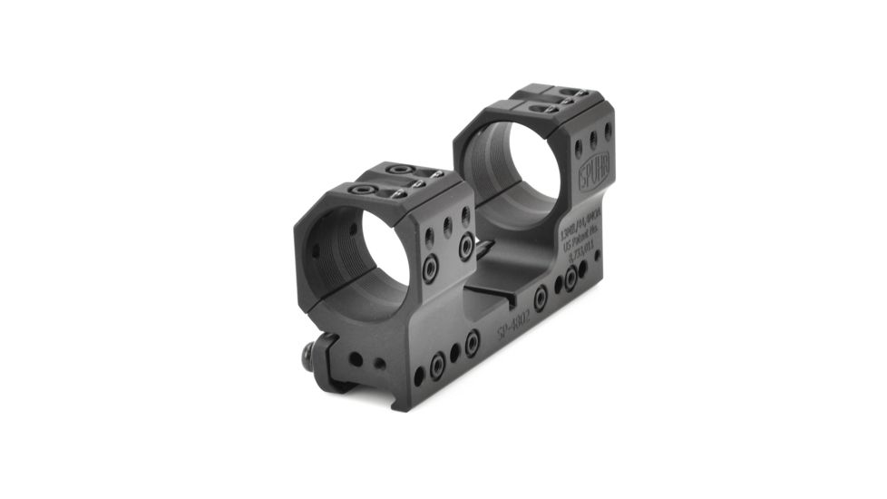 Spuhr 34mm Rifle Scope Mount, Black, Height- 37mm/1.46in, SP-4802