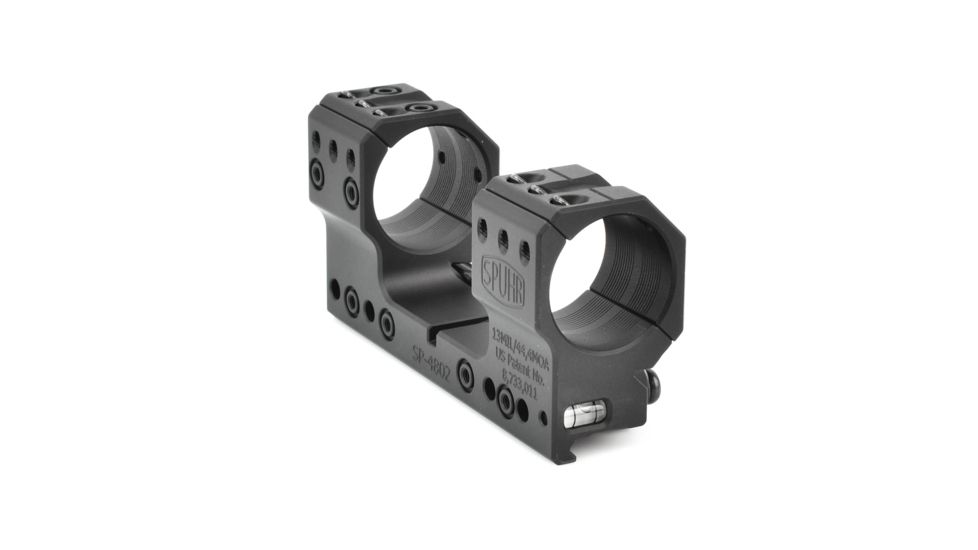 Spuhr 34mm Rifle Scope Mount, Black, Height- 37mm/1.46in, SP-4802
