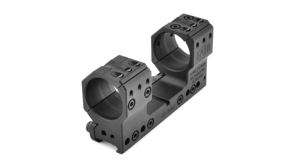 Spuhr 34mm Rifle Scope Mount, Black, Height- 38mm/1.5in, SP-4002