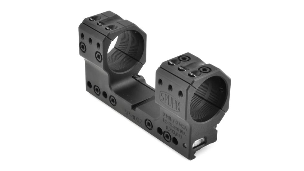 Spuhr 34mm Rifle Scope Mount, Black, Height- 38mm/1.5in, SP-4002
