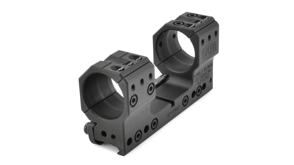 Spuhr 34mm Rifle Scope Mount, Black, Height- 38mm/1.5in, SP-4902