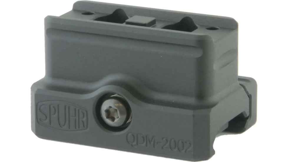 Spuhr Aimpoint Micro/CompM5 Mount H-38 mm/1.5in, W-90 g/3.2 oz, Black, QDM-2002