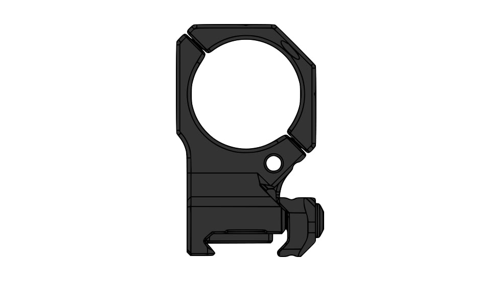 Spuhr Cantilever Scope Mount, 30 mm Tube, 38 mm, 0 Mil, Black, SP-3022CM