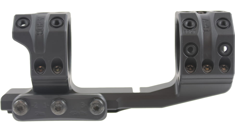 Spuhr Cantilever Scope Mount, 34 mm Tube, 38 mm, 0 Mil, Black, SP-4022CM